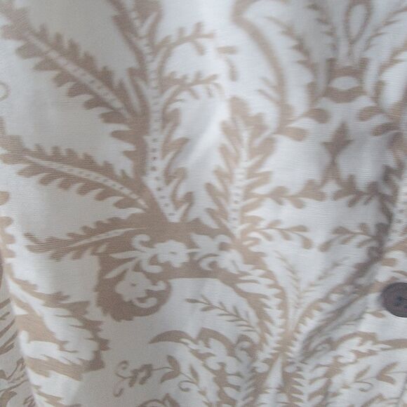 cassee's women's button-front midi skirt paisley print pocket lined - Picture 6 of 8